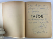 Tabor. Envoi autographe signé. par Jacques Augarde. Pref. Général Guillaume - Image 1
