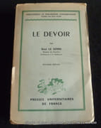 Le devoir par René le Senne
