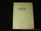 Ode. Pierre Jean Jouve
