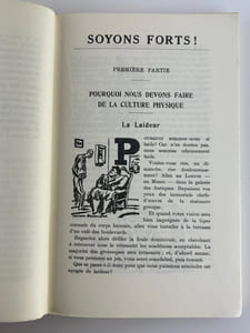 Soyons forts! Manuel de culture physique et de gymnastique fondamentale. Grand tableau de 92 exercices
