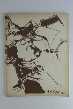 Gillet. Catalogue de l'exposition des oeuvres récentes 13 janvier - 8 février 1961. GILLET. Texte de Jean Grenier et Pierre Alechinsky.