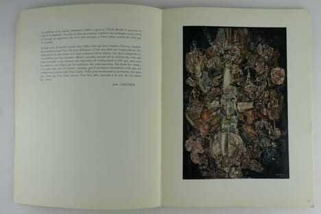 Gillet. Catalogue de l'exposition des oeuvres récentes 13 janvier - 8 février 1961. GILLET. Texte de Jean Grenier et Pierre Alechinsky.