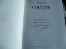 Oeuvres de Colette. 3 tomes. Colette