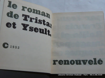 Le roman de Tristan et Yseult