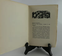 Supplément au Livre III, Chapitre II des Essais de Montaigne. Presbion ou de la Vieillesse. 4 eaux-fortes de Emilien Dufour. Bois de Jacques Boullaire.
