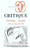 Revue Critique. Copier, voler. Les plagiaires. Août, septembre 2002. N°663-664.. Collectif