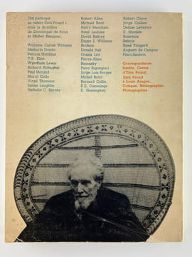 L'Herne Ezra Pound 1. . Collectif, sous la direction de Dominique de Roux et Michel Beaujour