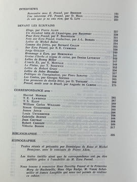 L'Herne Ezra Pound 1. . Collectif, sous la direction de Dominique de Roux et Michel Beaujour