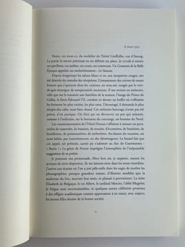 Empreintes sur un buvard. Pages de journal (1953-1989). Envoi autographe signé au collectionneur d'art Paul Destribats.. François CHAPON