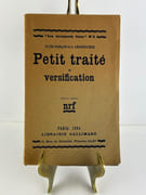 Petit traité de versification. 10e éditon. par Jules ROMAINS & G. CHENNEVIERE - Image 1