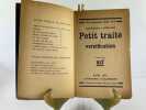 Petit trait&eacute; de versification. 10e &eacute;diton.. Jules ROMAINS & G. CHENNEVIERE