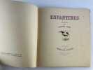Enfantines. Po&eacute;sies de Fernand MARC. Images de Fran&ccedil;oise ESTACHY.