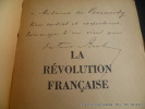 La révolution française. Tome 2 La république. Octave Aubry. Envoi de l'auteur