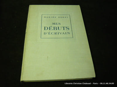 Mes débuts d'écrivain