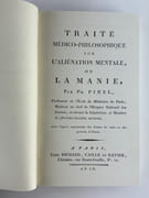Traité médico-philosophique sur l'aliénation mentale, ou la manie. Reprint de l'édition de 1909 par Ph. Pinel - Image 3