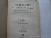 760 recettes de cuisine pratique dont 200 recettes d'entremets sucrés, gâteaux, confitures, compotes, etc. Livre 3 par Madame Franz Rens - Image 2