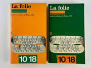 La folie. Actes du colloque de Milan. 1976. En deux volumes. par Collectif - Image 1