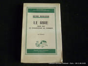 Le rire. Essai sur la signification du comique par Herni Bergson