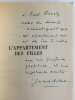 L'appartement des filles. Envoi autographe sign&eacute; au producteur Paul Graetz, qui produira l'adaptation du roman, r&eacute;alis&eacute;e par Michel Deville, un an ...