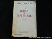 Les roses de septembre par André Maurois. Envoi de l'auteur - Image 2