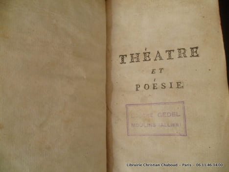 Théâtre et poésie. Narcisse ou l'amant de lui-même - L'engagement téméraire - Les muses galantes - Le devin du village, intermède - Lettre à Monsieur ...