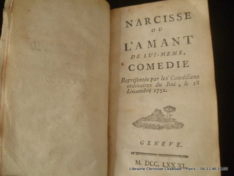 Théâtre et poésie. Narcisse ou l'amant de lui-même - L'engagement téméraire - Les muses galantes - Le devin du village, intermède - Lettre à Monsieur ...