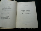 Paix sur la terre. Henri Chabrol