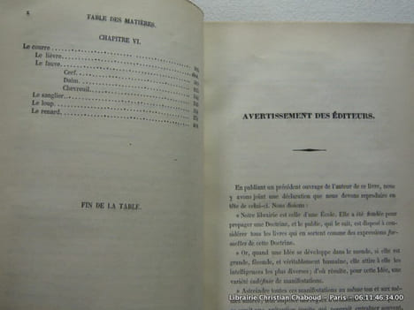 L'esprit des bêtes. Vénerie française et zoologie passionnelle.. A. Toussenel
