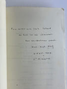 Un philosophe itinérant Gabriel Marcel. Exemplaire augmenté d'un envoi autographe signé, d'une lettre tapuscrite également signée par l'auteur et sur feuillet volant, quelques lignes d'analyse graphologique. par Marie-Madelaine Davy - Image 1