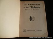 La Nourriture de l'Enfance. Menus et Recettes par Dr Henri Legrand - Image 2