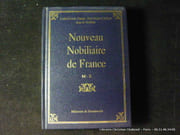Nouveau Nobiliaire de France  Tome III: M-Z par Louis d'Izarny-Gargas. Jean-Jacques Lartigue. Jean de Vaulchier