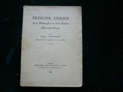 Principe unique de la Philosophie et de la Science d'Extrême-Orient par Nyoiti Sakurazawa. Pref. MM. S. Elisséev et R. Grousset.