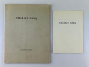 Charles Marq. Peintures récentes. Catalogue d'exposition Novembre 1976 par Charles Marq. Texte de François Chapon. - Image 1