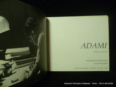 Adami. Peintures et dessins. Cat. expo Cloître Saint-Louis. 10 juillet- 28 août 1984