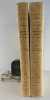 Histoire de l'Architecture classique en France. Tome premier La formation de l'idéal classique, en 2 volumes. 1- La Première Renaissance (1495 à ...