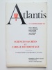 Atlantis N°347, nov.-déc. 1986. Sciences sacrées et cabale occidentale. Revue Atlantis. Archéologie scientifique et traditionnelle.