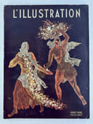 L'illustration. Numéro de Noël 1940 : Art et Travail, L. Hourticq. L'École espagnole au Musée du Prado, L. Gielly.  La famille aux champs, La Varende, ill. A. Brenet. Cathédrales vivantes, M. Maurette, aquarelles Serge Ivanoff. Laques et bronzes, J. Baschet. Les Sandales, P. Wenz, Illustrations A.-E. Marty. par Collectif. Illustrations de Marty, Ivanoff, Brenet... - Image 1