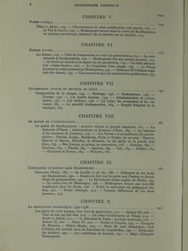 Shakespeare retrouvé. Sa vie. Son oeuvre. Longworth Chambrun