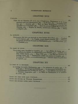Shakespeare retrouvé. Sa vie. Son oeuvre. Longworth Chambrun