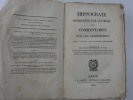 Hippocrate interprété par lui-même ou Commentaires sur les aphorismes, d'après les écrits vrais et supposés d'Hippocrate.. J.B.F. Léveillé