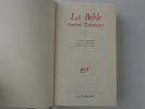 La Bible. Ancien Testament I.. Intro. par Edouard Dhorme. Trad. et notes par E. Dhorme, Franck Michaéli et Antoine Guillaumont