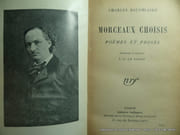 Morceaux choisis. Poëmes et Proses. par BAUDELAIRE, Charles. Introduction et notes par Y.-G. Le Dantec.  - Image 3