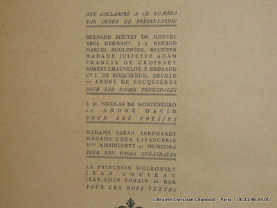 La Gazette de Paris. N°3 Février 1921. Le Monde, La Ville, Le Boulevard, Les Coulisses, La Politique, Les Spectacles, Les Lettres, Les Arts, La Mode , Les Sports.