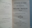 Les époques du théâtre français (1636-1850) Conférences de l'Odéon.. Ferdinand Brunetière