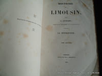 Histoire du Limousin. En 2 tomes. La Bourgeoisie.