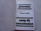 Genocides. Camp de concentration.. Thomas M. Disch. Illustrations de Lacroix