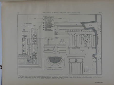Traité élémentaire d'architecture comprenant l'étude complète des Cinq Ordres, le Tracé des Ombres et les Premiers Principes de Construction. Ouvrages ...