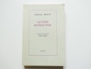 Marcel Proust. Lettres retrouvées.. Proust, Marcel. Présentation et annotations par Philippe Kolb