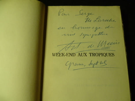Week-end aux tropiques. Adrien de Meeüs
