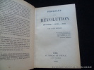 Prologue d'une révolution. Février -Juin 1848. Cahiers de juin de la cinquième série.. Menard Louis